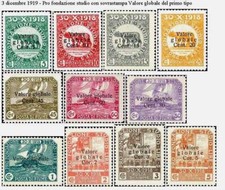 FIUME 1919 -88»98-  MLH*/MNH** Valore Globale A SCELTA 1° tipo  #S#KFI