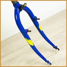 ATALA VINTAGE MTB STEEL FORK 1" MOUNTAIN BIKE 26" 559 THREADED OLD BICYCLE blue