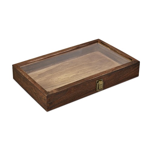 Mooca natural wood glass top - wood,
