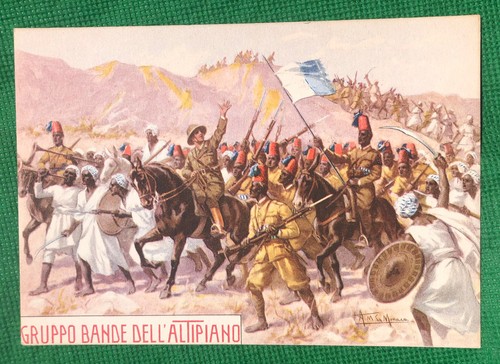 Cartolina militare libia - cartolina,