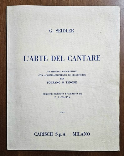 Arte del cantare g - l'arte,
