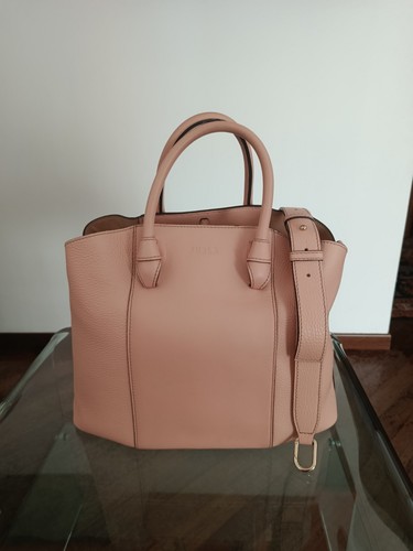 Borsa furla rosa grande nuova - furla,