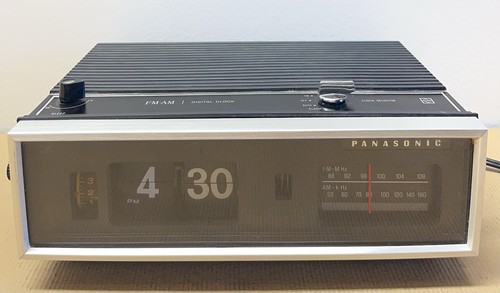Radio vintage panasonic flip - radio,