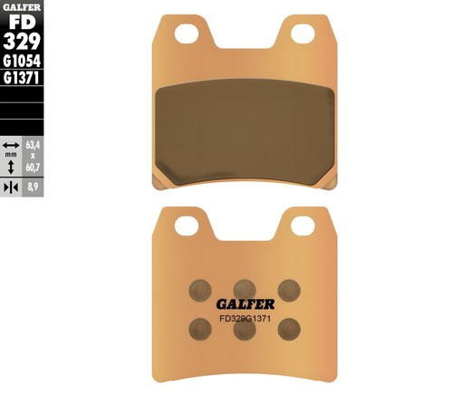 Pastiglie galfer freno - pastiglie,