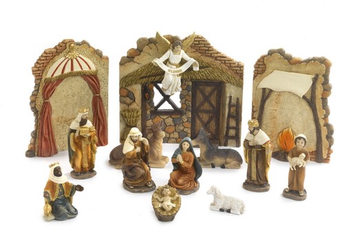 Set presepe natività completo - set,
