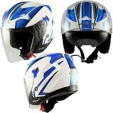 Casco Moto Jet Scooter Visiera