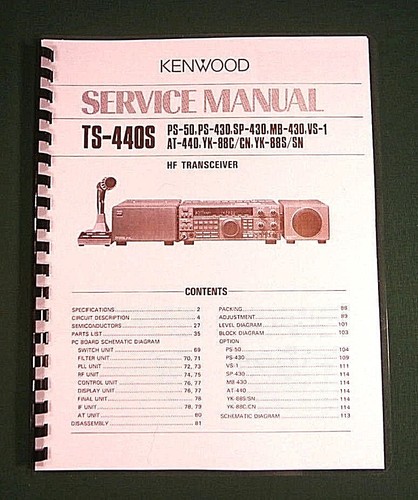 Kenwood 440s manuale di - ts-440s,