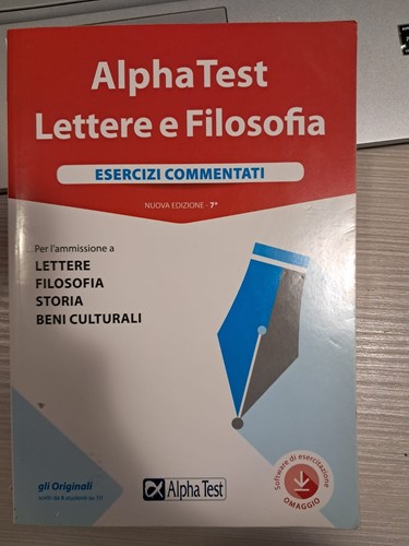 Libro alpha test lettere - alpha,