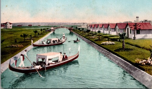 Cartolina scena del canale - cartolina,