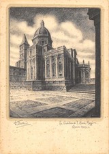 B5558) 4 CARTOLINE BELLINI ROMA