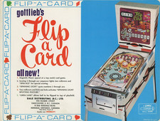 Brochure flipper gottlieb - brochure, gottlieb's