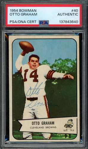 1954 bowman autografo otto - 1954, #40