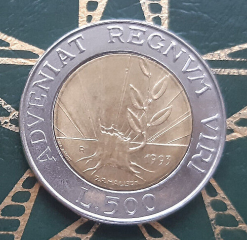 500 lire 1993 - (£),