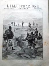 L'Illustrazione Italiana 30 Agosto 1891 Mondovì Tenda Bagni Girompini Saccarello
