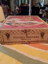 Cassetta Vintage Vecchia Romagna In Legno