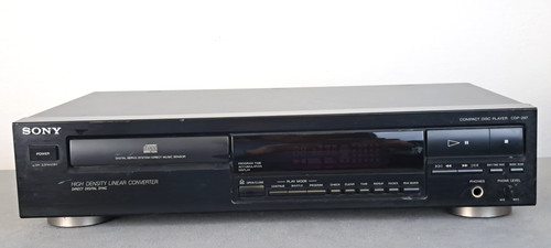Sony cdp 297 lettore nero - cd,