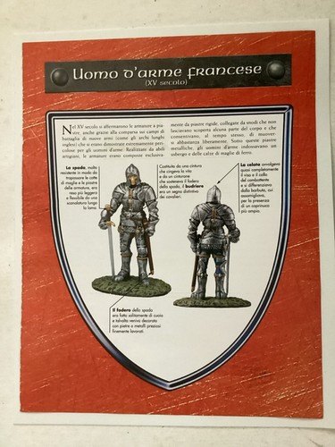 Schede soldatini piombo - schede, di