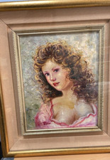 Quadro con cornice dipinto su