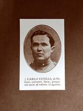 WW1 Prima guerra mondiale 1914-1918 Caduto Carlo Citelli Bersagliere e S.Morandi