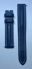 CINTURINO BREITLING PELLE BLU 15 MM