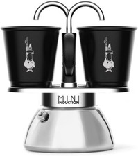 Bialetti Caffettiera Mini Induction 2 tazze 7310 Express induzione Tazzine Rotex