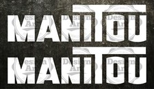 MANITOU #1 Caricatore Adesivo Decal Sticker 2 Pezzi 90cm