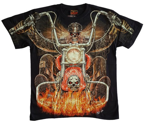 Shirt ghostrider skull - ghostrider,