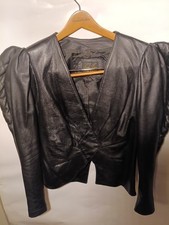 Giacca di pelle donna vintage