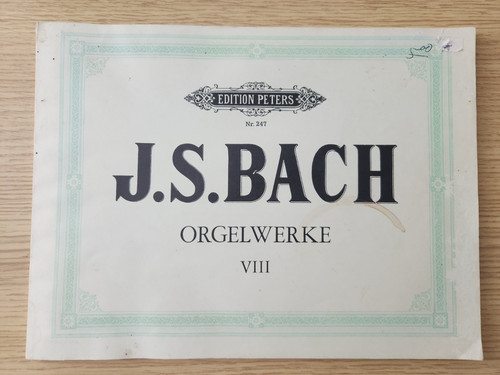 Bach organ works book - works,