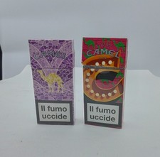 2 Pacchetti vuoti Camel blu