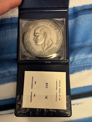 Mussolini centenario moneta - centenario,
