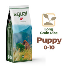 LOW GRAIN EGUAL PUPPY  0 - 10 LONG RICE  ALIMENTO OLISTICO  PER CUCCIOLI KG 15