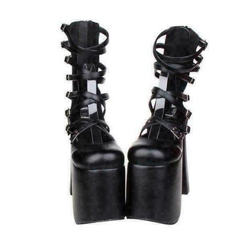 Stivali alti lolita punk - stivali,