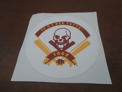 Adesivo sticker ultras granata - sticker,