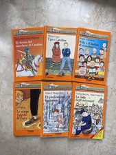 LOTTO 6 LIBRI PER BAMBINI DELLA SERIE ARANCIO DE “IL BATTELLO A VAPORE”