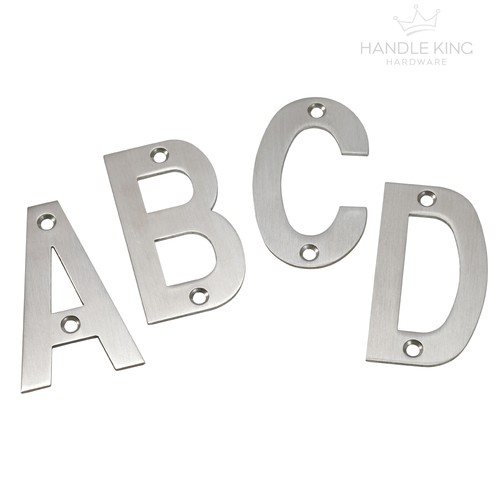 Lettere casa acciaio inox - in,