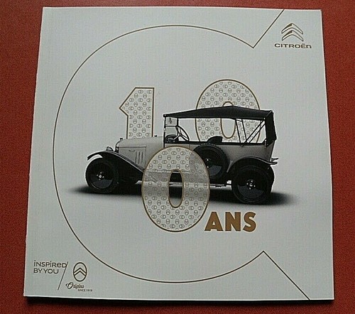 Neuf catalogue 100 ans - , citroen