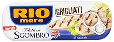 Rio Mare Filetti di Sgombro Grigliati al Naturale, Ricchi di Omega 3, 7 Lattine