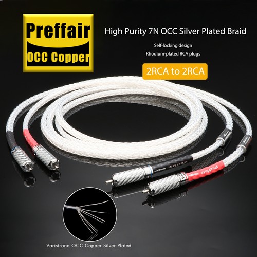Coppia cavo rca occ - occ, placcato