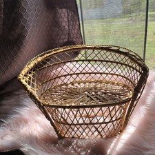 Sedia bambola vintage vimini