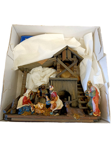 Presepe legno luci - , decorazioni