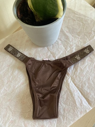 Mutandine marroni con strass - mutandine,