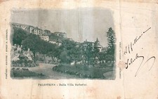 Palestrina - dalla villa Barberini - (piccolo, b/n, viaggiata, forzano editore)