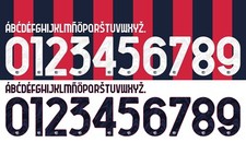 Set nome e numero per calcio