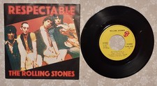 ROLLING STONES: "RESPECTABLE + LATO B" 45 GIRI STEREO LIPS & TONGUE 1978