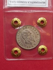 Moneta argento regno italia - moneta,