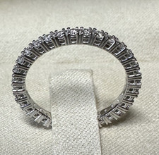 ANELLO FEDINA ETERNITY IN ORO BIANCO 18 kt. CON DIAMANTI NATURALI