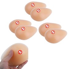 2 pezzi potenziatore riutilizzabile forme seno finto morbido silicone tette mastectomia reggiseno cuscinetti