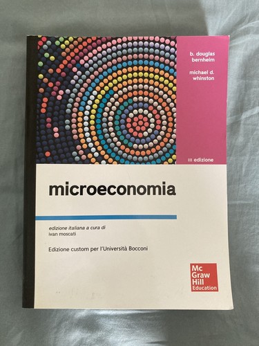 Microeconomia edizione - microeconomia,