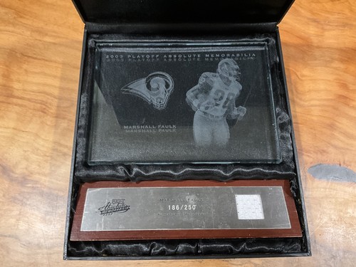 Marshall faulk 2003 glass - faulk,